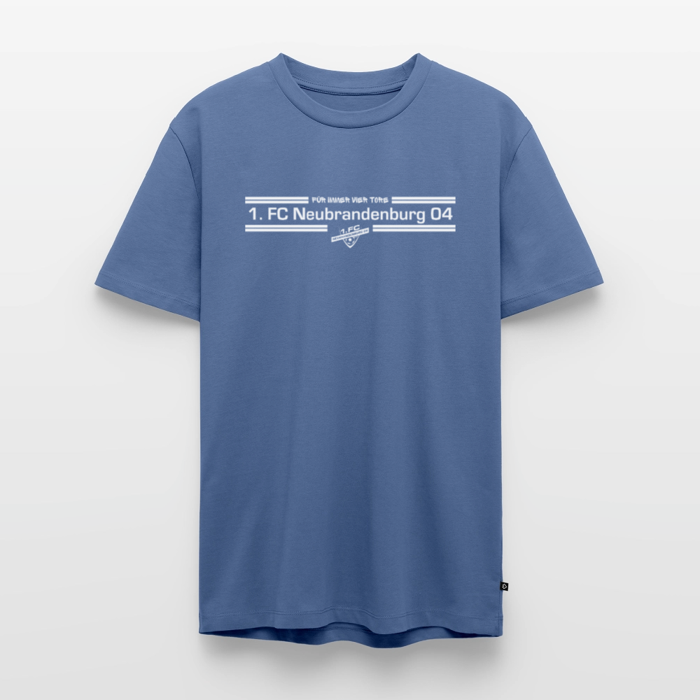 Männer Premium T-Shirt - "Für immer Vier Tore" - Taubenblau