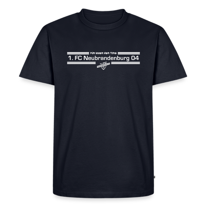 Männer Premium T-Shirt - "Für immer Vier Tore" - Navy