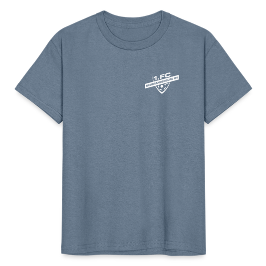 Kinder Heavy Cotton T-Shirt - FCN - Blaugrau
