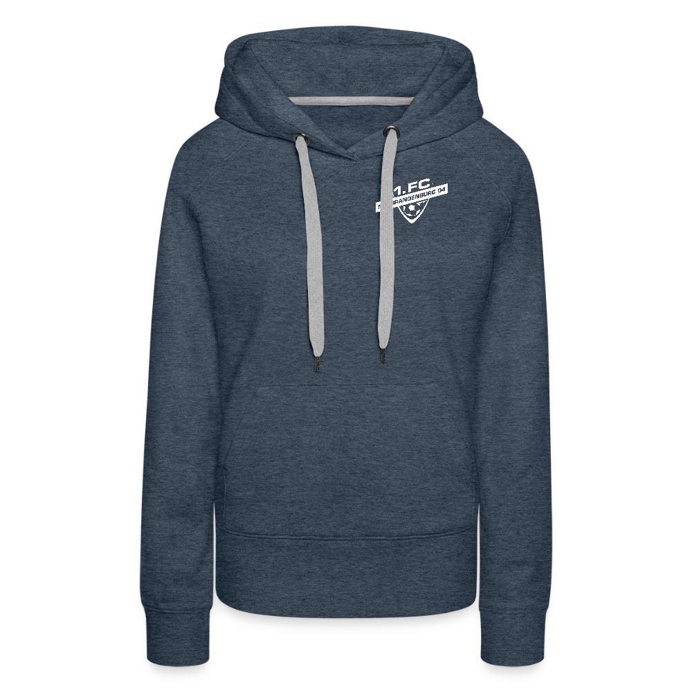 Frauen Premium Hoodie "FCN" - Jeansblau