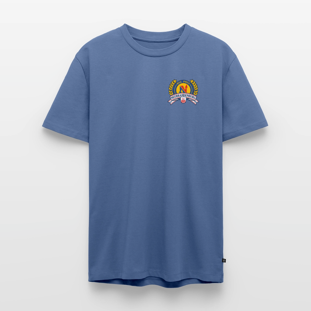 Männer Premium T-Shirt - Tradition BSG Post Neubrandenburg - Taubenblau