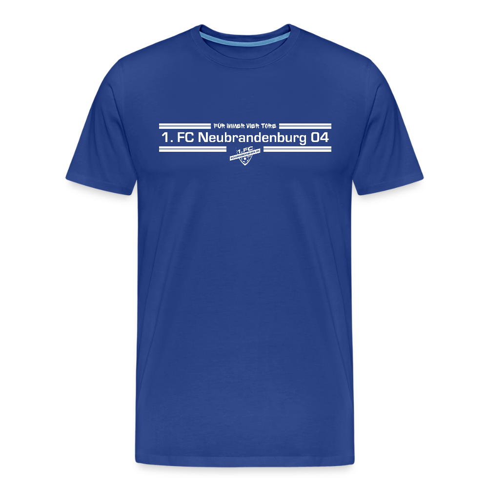 Männer Premium T-Shirt - "Für immer Vier Tore" - Königsblau