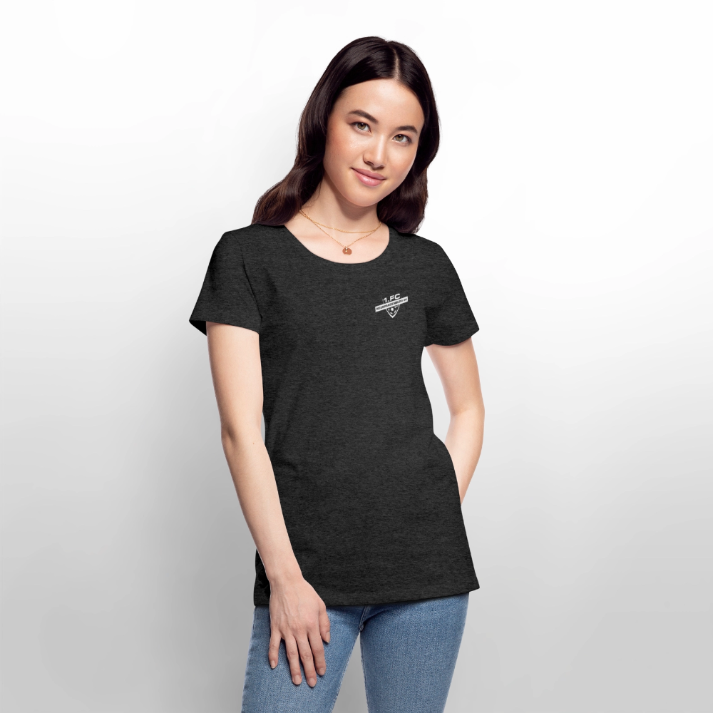 Frauen Premium T-Shirt "FCN" - Anthrazit meliert