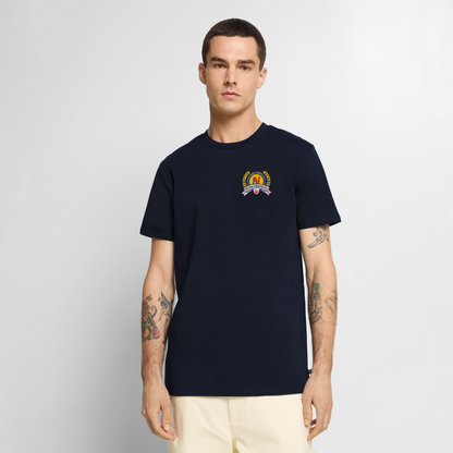 Männer Premium T-Shirt - Tradition BSG Post Neubrandenburg - Navy