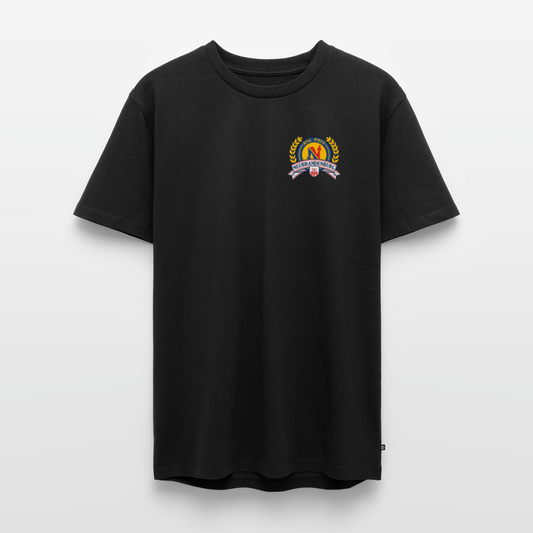 Männer Premium T-Shirt - Tradition BSG Post Neubrandenburg - Schwarz