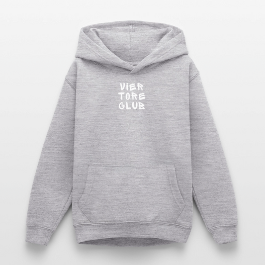 Teenager Hoodie - Hellgrau meliert