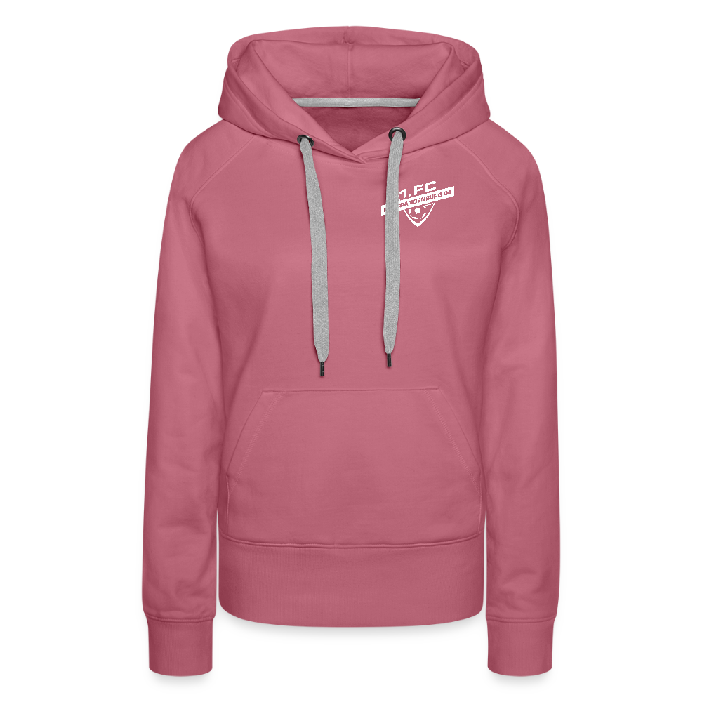 Frauen Premium Hoodie "FCN" - Malve